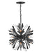 FR40904BGR- Vida LED Chandelier in Brushed Graphite by Fredrick Ramond