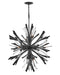 FR40905BGR- Vida LED Chandelier in Brushed Graphite by Fredrick Ramond