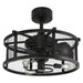 Humboldt 21" Ceiling Fan in Black