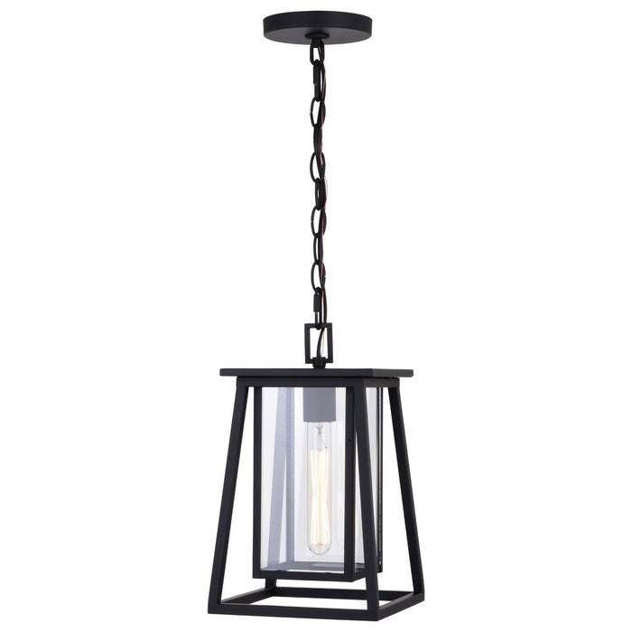 T0609- Blackwell 1-Light Outdoor Pendant in Matte Black by Vaxcel