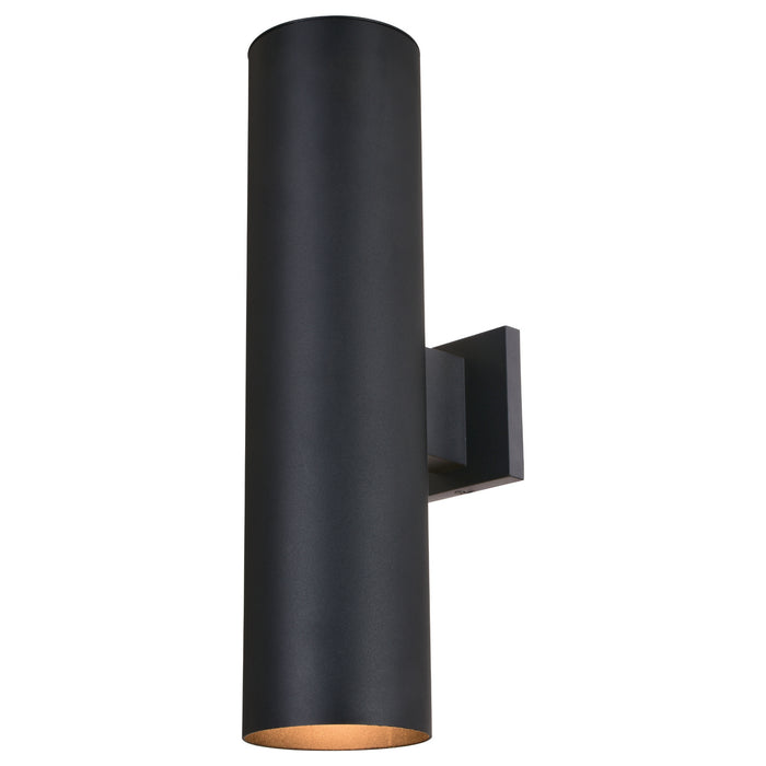 T0652 - Chiasso 2-Light Outdoor Wall Mount in Textured Black by Vaxcel