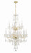 1155-PB-CL-MWP- Traditional Crystal 15-Light Chandelier in Polished Brass by Crystorama