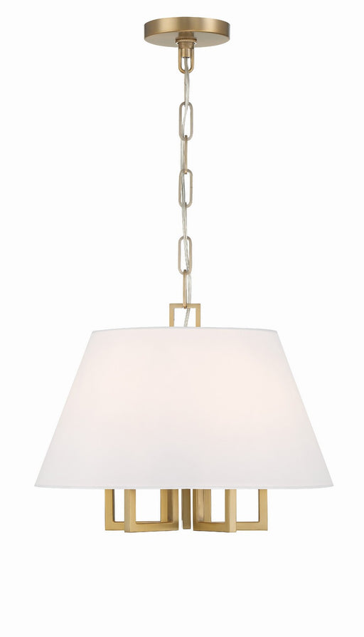 2255-VG- Westwood 5-Light Mini Chandelier in Vibrant Gold by Crystorama