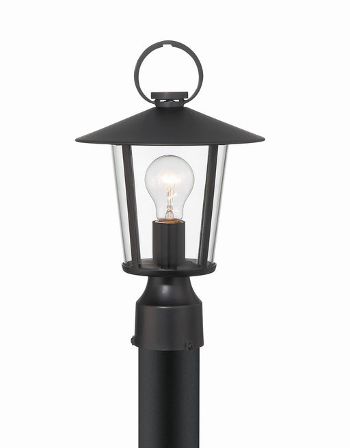 AND-9207-CL-MK- Andover 1-Light Outdoor Post Mount in Matte Black by Crystorama