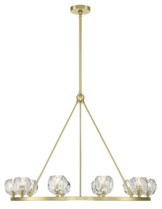 ARA-10265-SB- Aragon LED Chandelier in Soft Brass by Crystorama