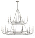 BAI-A2109-PN- Bailey 18-Light Chandelier in Polished Nickel by Crystorama