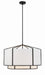 CAR-9209-BK- Carlyn 6-Light Chandelier in Black by Crystorama