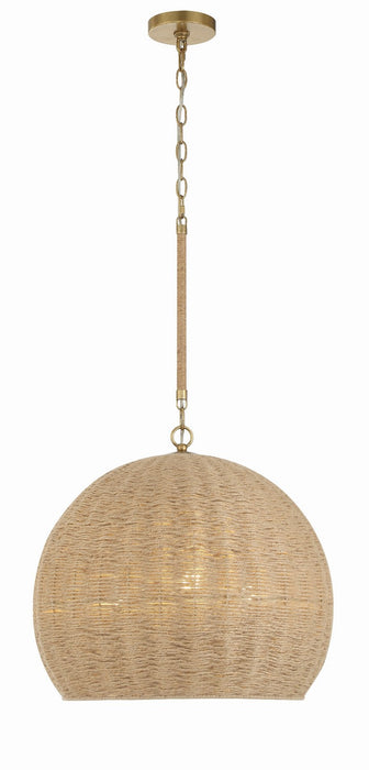 JAC-10503-SG- Jace 3-Light Pendant in Soft Gold by Crystorama