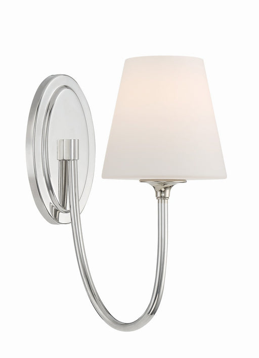 JUN-10321-PN- Juno 1-Light Wall Mount in Polished Nickel by Crystorama