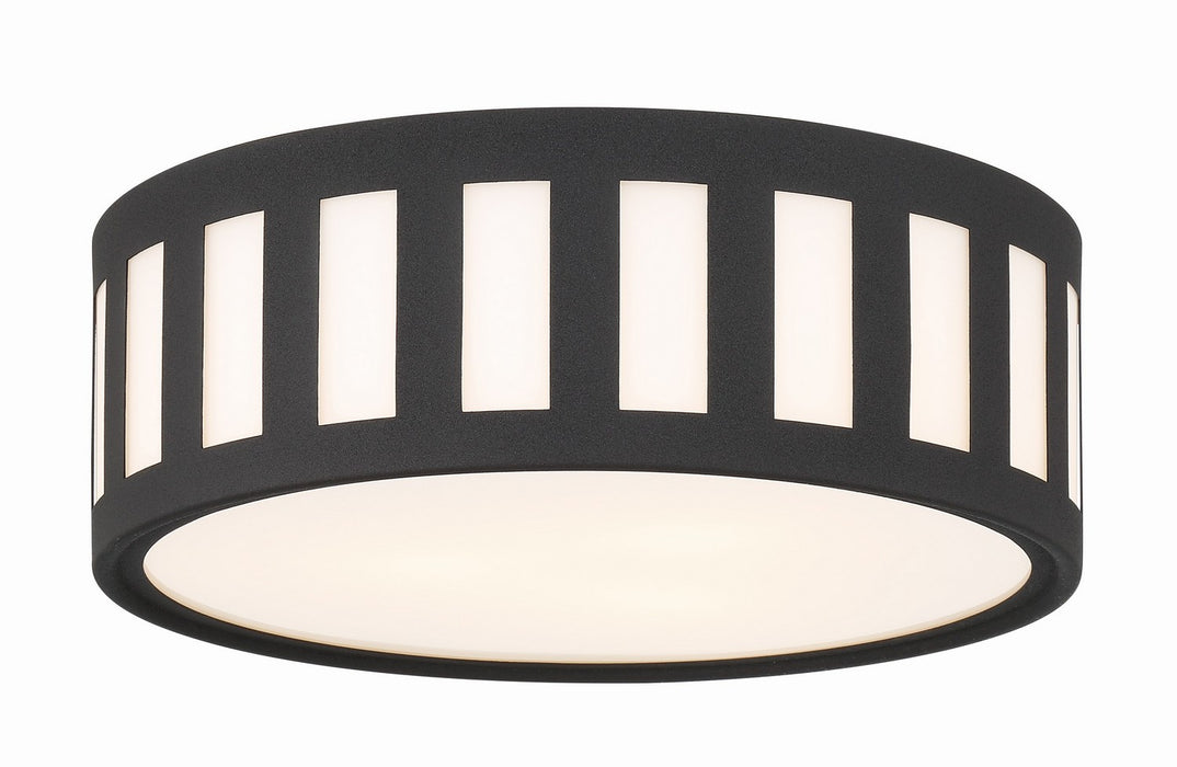 KEN-2203-BF- Kendal 3-Light Ceiling Mount in Black Forged by Crystorama