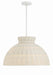 RES-10524-MT- Reese 4-Light Pendant in Matte White by Crystorama