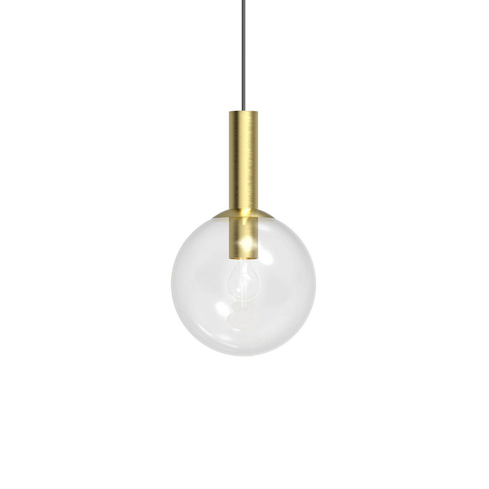 Bubbles One Light Pendant in Satin Brass