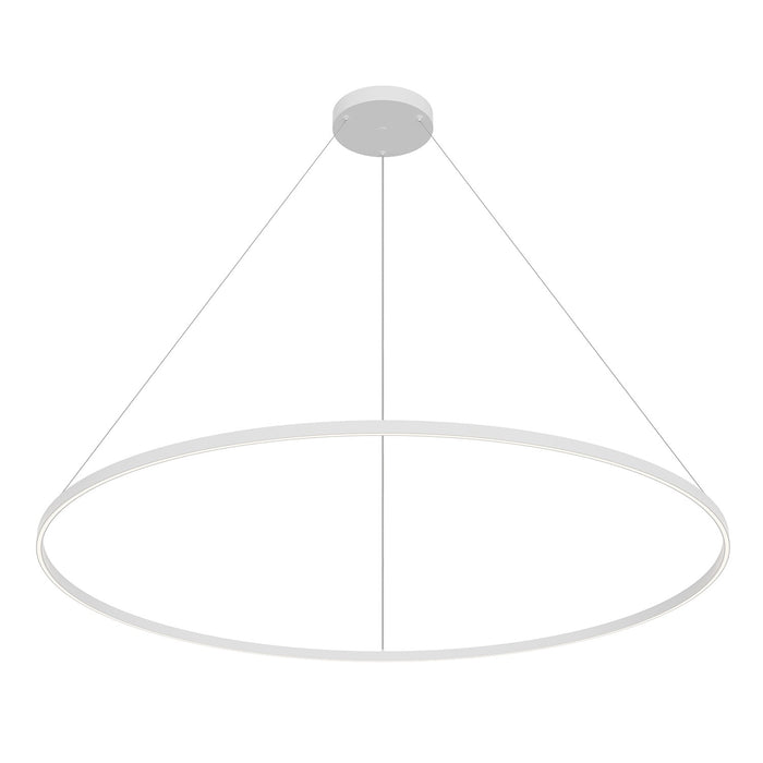 Cerchio LED Pendant in White