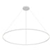 Cerchio LED Pendant in White