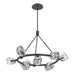 Gatsby 9-Light Ring Pendant in Black - 131067-SKT-MULT-10-CR by Hubbardton Forge