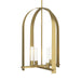 Triomphe 4-Light Pendant in Modern Brass - 131070-SKT-MULT-86-FD0462 by Hubbardton Forge