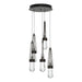 Link 5-Light Clear Glass Pendant in Oil Rubbed Bronze - 131127-SKT-STND-14-ZM0434 by Hubbardton Forge