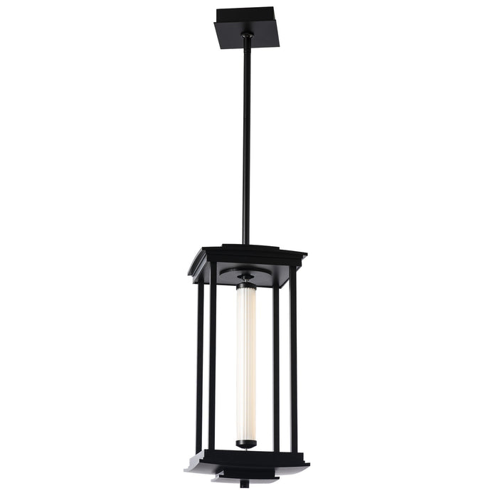 Athena 1-Light Medium LED Lantern in Black - 131631-LED-MULT-10-ZM0734 by Hubbardton Forge