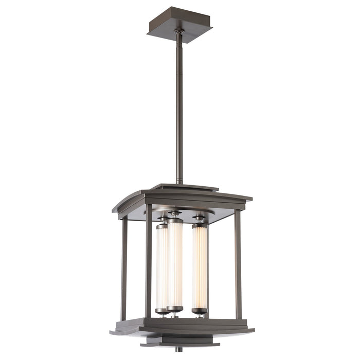 Athena 3-Light LED Lantern in Dark Smoke - 131633-LED-MULT-07-ZM0733 by Hubbardton Forge