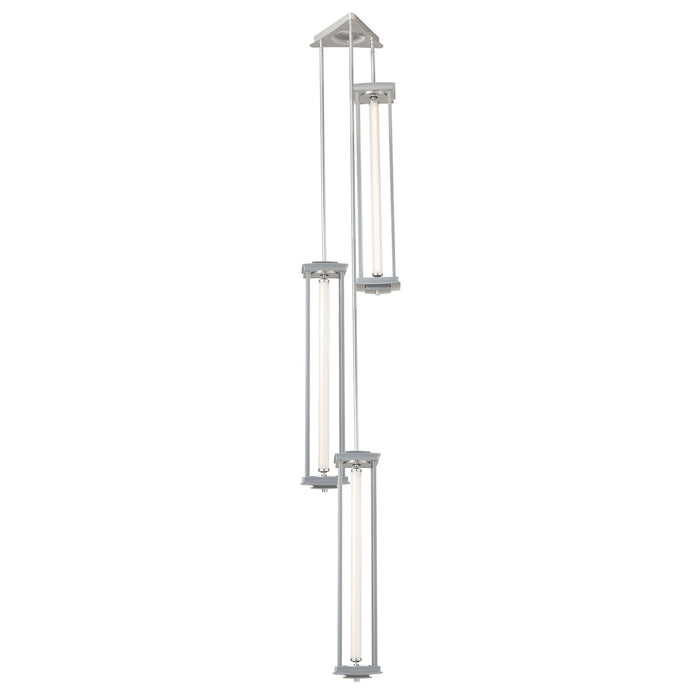 Athena Triple Tall LED Lantern in Sterling - 131634-LED-MULT-85-ZM0735 by Hubbardton Forge