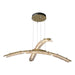 Glissade Double Large LED Pendant in Modern Brass - 137587-LED-STND-86-ZM0749 by Hubbardton Forge