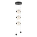 Abacus 3-Light LED Pendant in Black - 139059-LED-STND-10-GG0668 by Hubbardton Forge