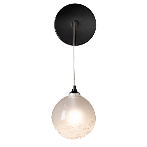 Fritz Globe Low Voltage Sconce in Ink - 208903-SKT-89-FD0750 by Hubbardton Forge