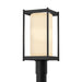 Cela Outdoor Post Light in Coastal Black - 342021-SKT-80-GG0732 by Hubbardton Forge