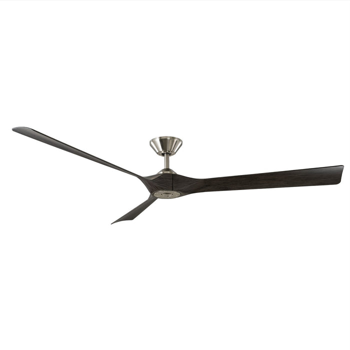 Torque 70" Ceiling Fan in Brushed Nickel/Ebony