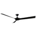 Torque 70" Ceiling Fan in Matte Black