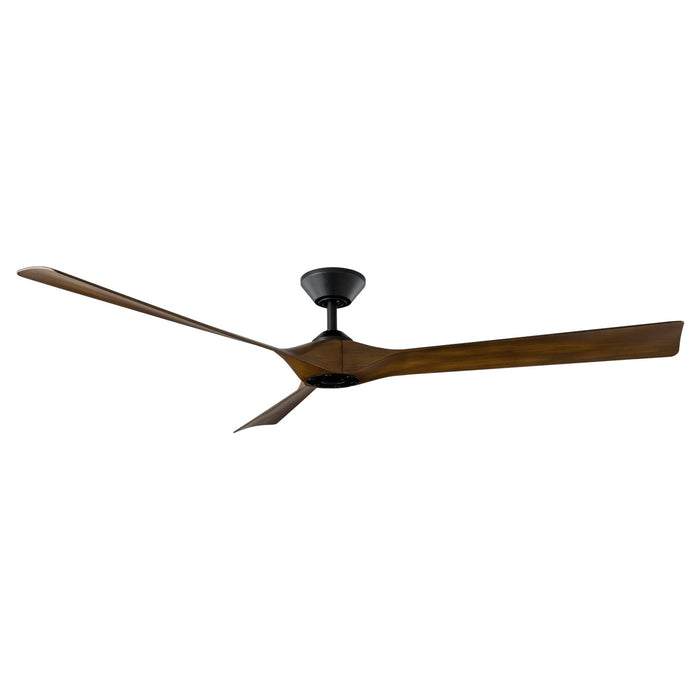 Torque 70" Ceiling Fan in Matte Black/Distressed Koa