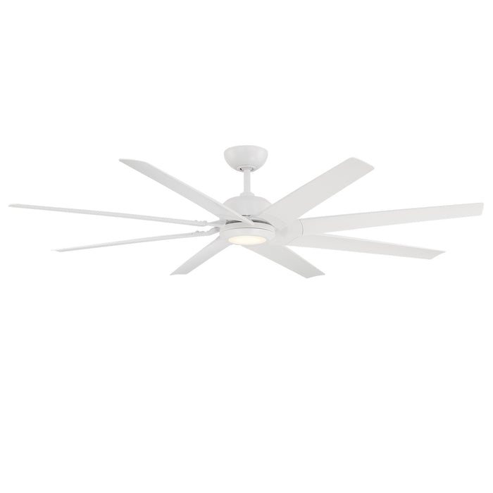 Roboto Xl 70" Ceiling Fan in Matte White