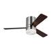 Era 44 Hugger LED 44" Ceiling Fan in Brushed Steel