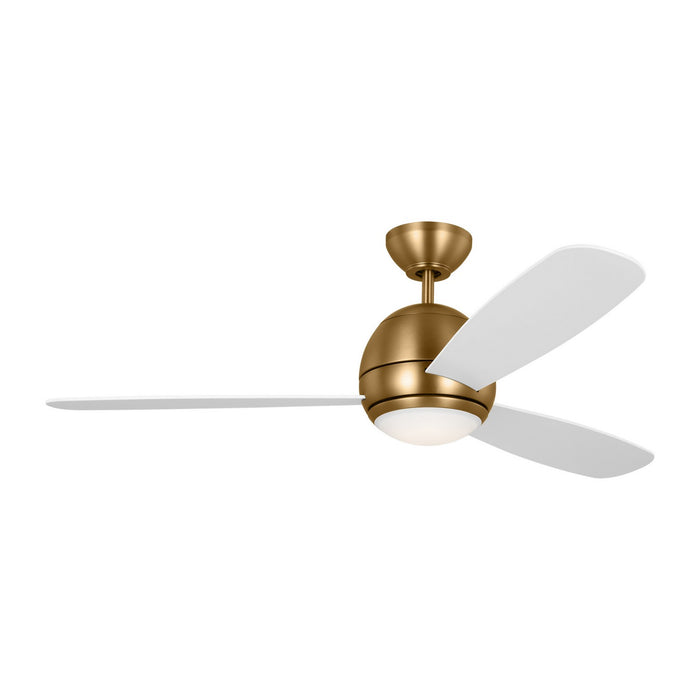 Orbis 52 LED 52" Ceiling Fan in Satin Brass