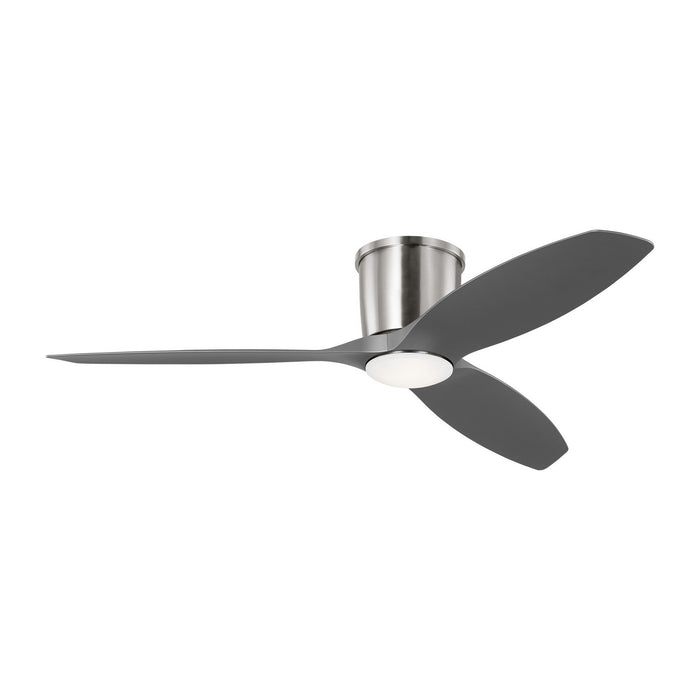 Titus 52 Hugger LED 52" Ceiling Fan in Brushed Steel