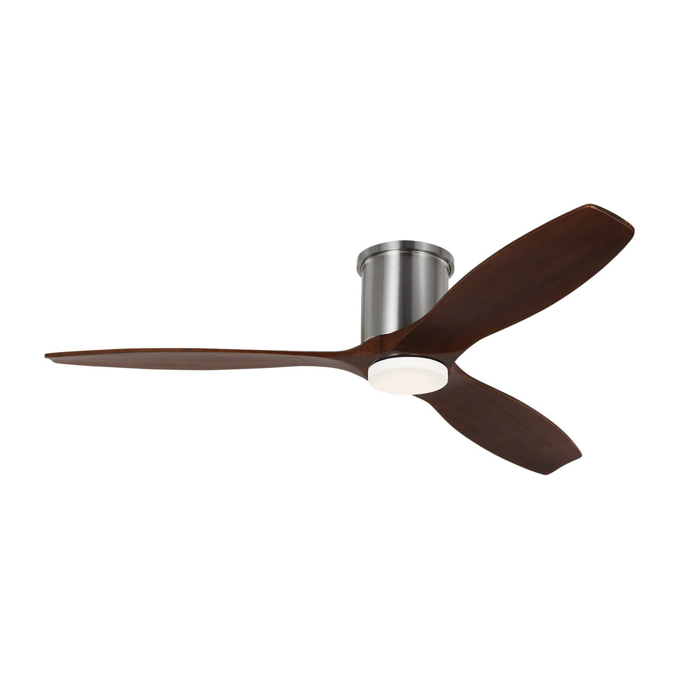 Collins Smart Hugger LED 52" Ceiling Fan in Brushed Steel