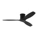 Collins Smart Hugger 52" Ceiling Fan in Midnight Black