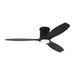 Collins Smart Hugger LED 52" Ceiling Fan in Midnight Black