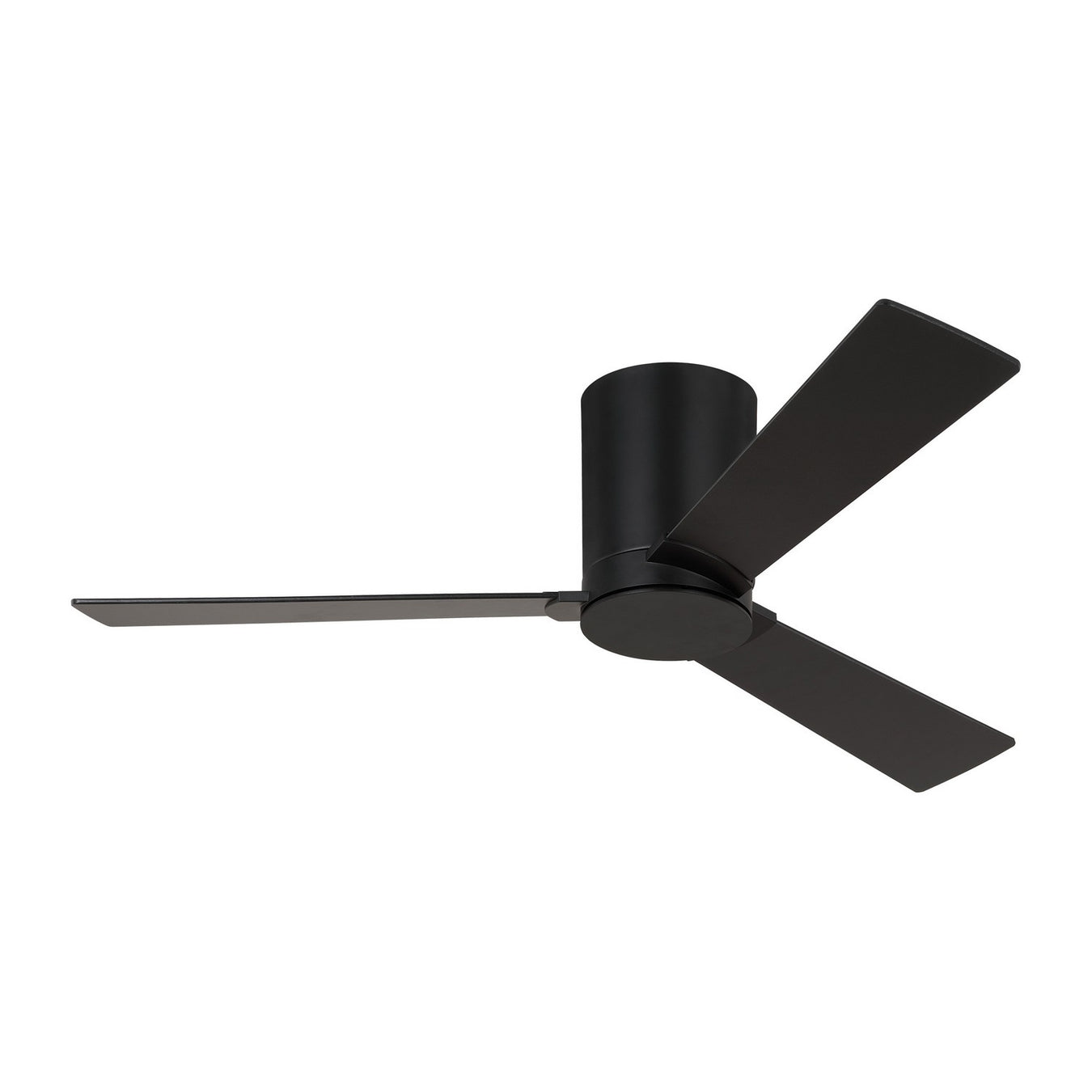 Rozzen Hugger 44" Ceiling Fan in Midnight Black