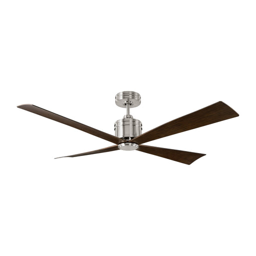 Launceton 56" Ceiling Fan in Brushed Steel