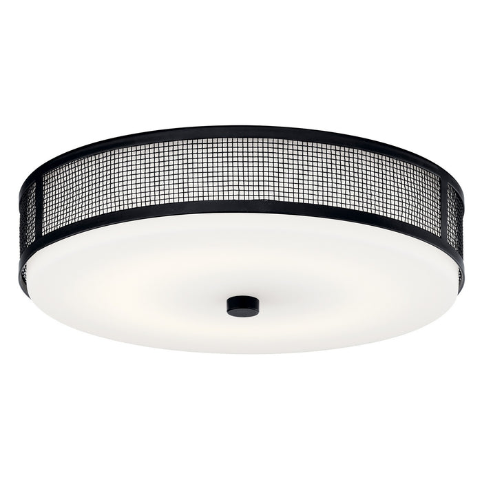 42379BKLEDR- Ceiling Space LED Flush Mount in Black by Kichler Lighting