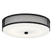 42379BKLEDR- Ceiling Space LED Flush Mount in Black by Kichler Lighting