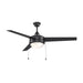 Cappleman 52" Ceiling Fan in Black