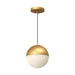 PD11708-BG- Monae LED Pendant in Brushed Gold by Kuzco Lighting