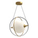 PD76716-BG- Aries LED Pendant in Brushed Gold by Kuzco Lighting