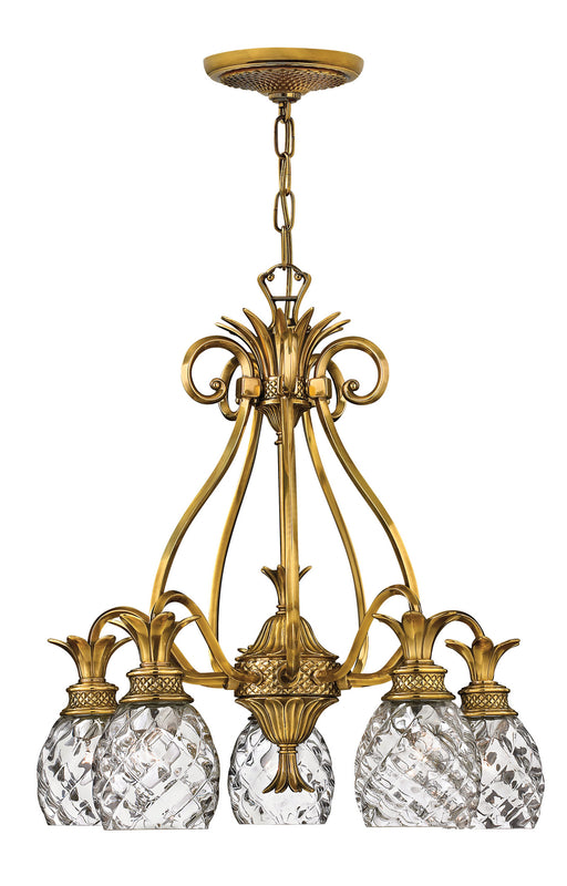 4885BB - Plantation Medium Single Tier Chandelier by Hinkley Lighting