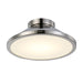 Lucida LED Flush Mount in Nickel