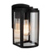 Lakewood One Light Outdoor Wall Mount in Matte Black