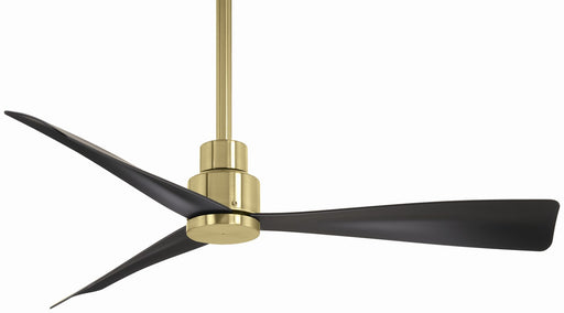 F786-SBR/CL - Simple 44" Ceiling Fan in Soft Brass by Minka Aire