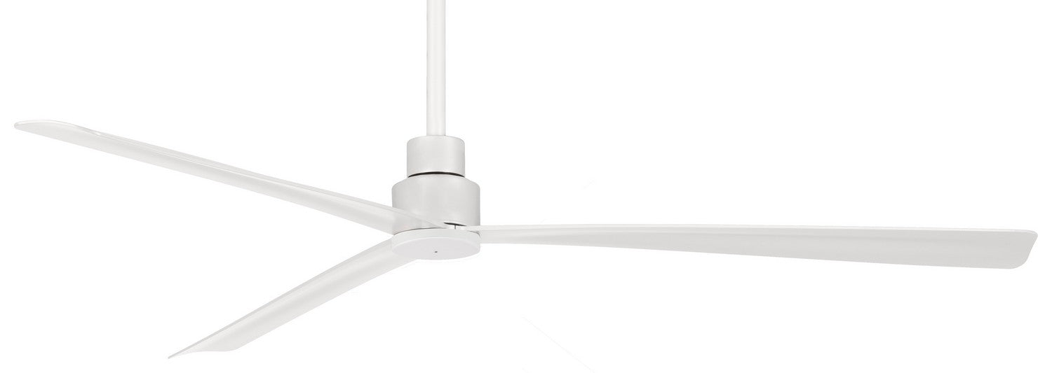 F789-WHF - Simple 65" Ceiling Fan in Flat White by Minka Aire